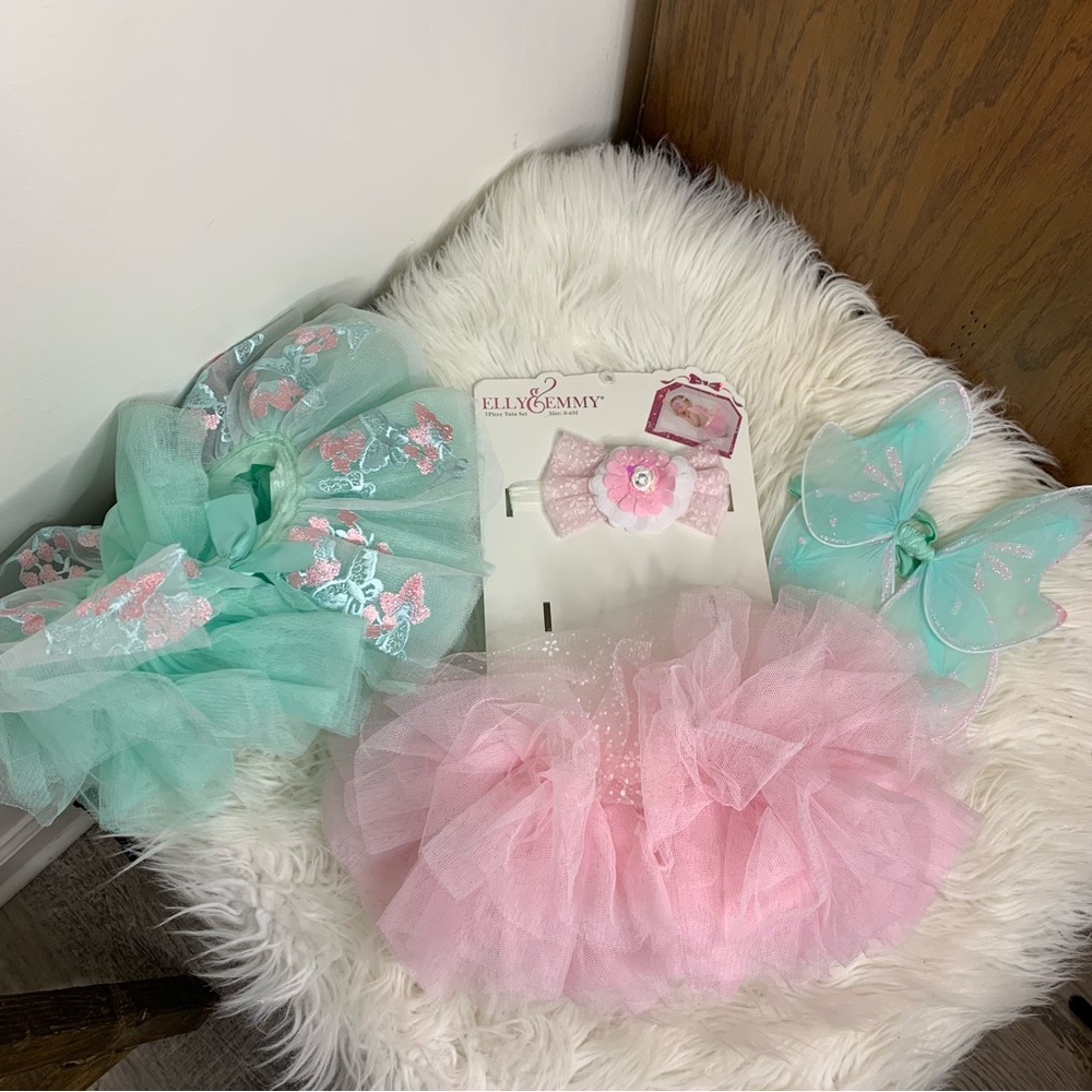 Elly & Emmy Butterfly Wings and Tutu